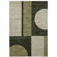 thumbnail image 1 of Gold Green Charcoal Teal Blue Purple Gray & Beige Geometric Power Loom Stain Resistant Rectangle Area Rug, 1 of 1