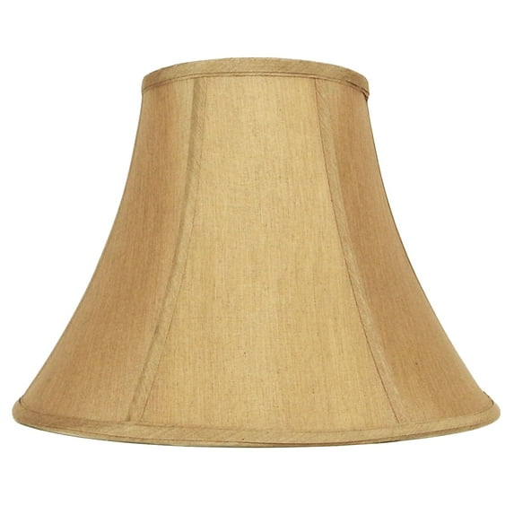 Gold Hand Made Fabric Bell Lamp Shade for Table Lamp 8" x 16 "x 12" (Spider)