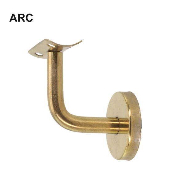 Gold Handrail Support Stair Rail Bracket Balustrade Wall Mounted Stair Rail Fixing Bracket Stainless Steel Hardware Accessories