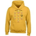 thumbnail image 1 of Gold Hoodie Unisex Sweatshirt Small, 1 of 2