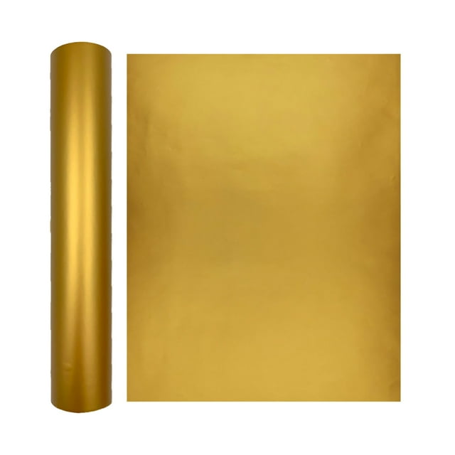 Gold Htv Heat Transfer Vinylroll Pu Iron on Vinyl for Silhouette Cameos