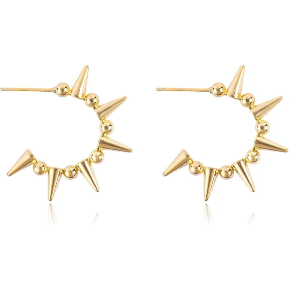 Gold Huggie Hoop Earrings For Women, Gold Plated Sun Moon Star Hoop Dangle Earrings, Huggies Hoop Hypoallergenic Earrings Dainty Jewelry For Wife Anniversary Birthday Wedding Gift For Her[Z1]