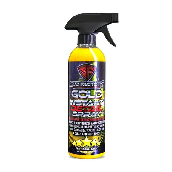 Gold Hybrid High-Gloss Sealant Polysiloxane Infused Wax Quick Detailer