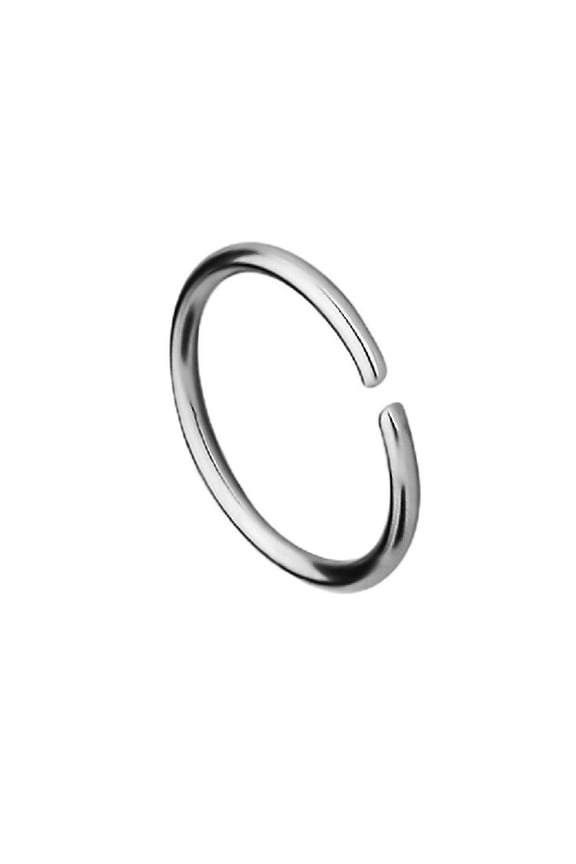 Gold IP or Surgical Steel Nose Ring or Cartilage Hoop Available in 20G or 22G