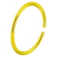 thumbnail image 1 of Gold IP or Surgical Steel Nose Ring or Cartilage Hoop with Comfort Round Ends, 1 of 7