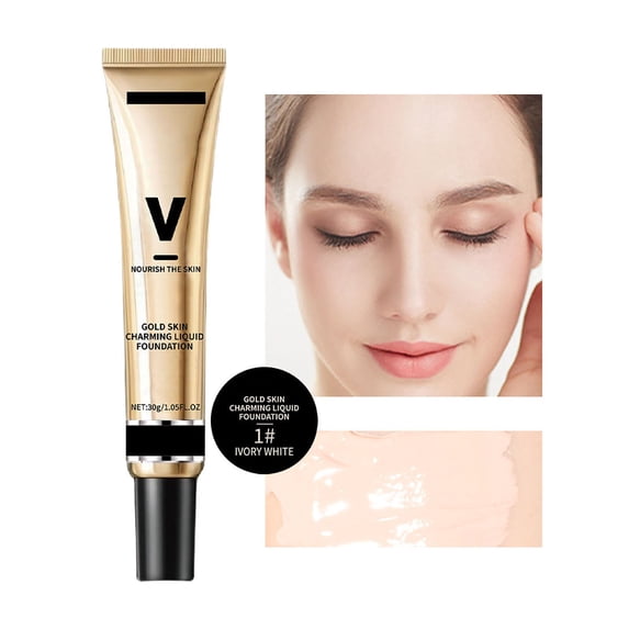 Gold-Infused Brightening Concealer Cream Lightweight Natural-Looking Oil-Controlling Corrector / Base líquida - Concealer