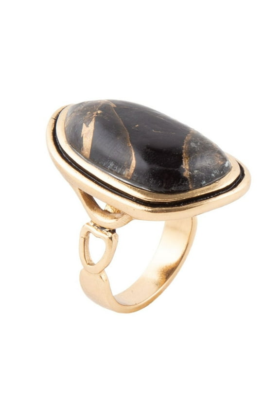 Gold Infused Matrix Ring