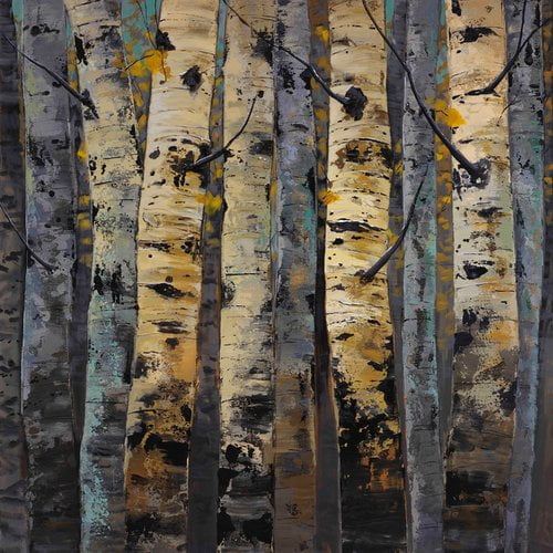 "Gold Infusion II" Painting Print on Wrapped Canvas