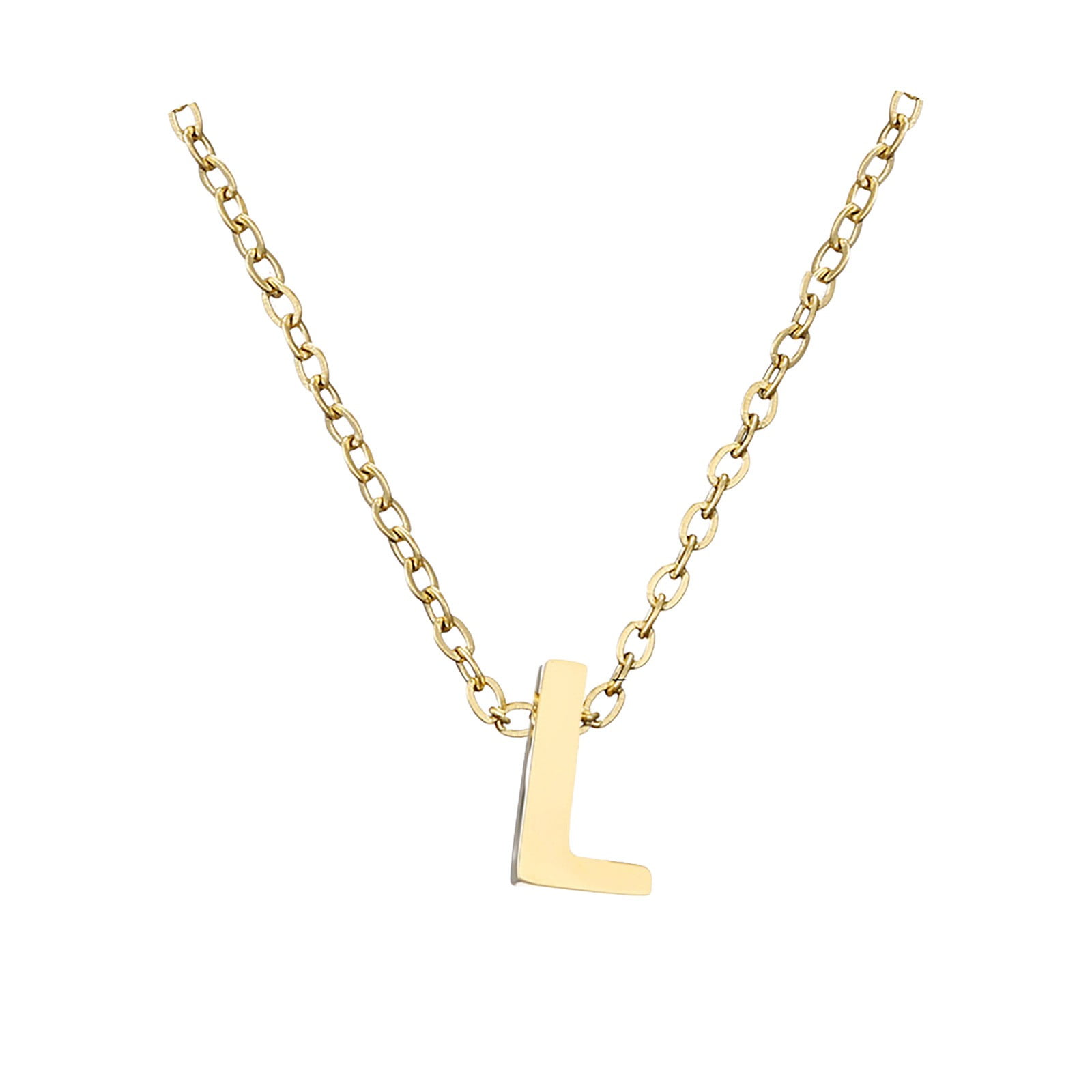 Gold Initial Necklaces For Women Gold Necklaces For Women A Z 26