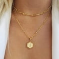 thumbnail image 1 of Gold Initial Necklaces for Women Alphabet Letter Necklaces Delicate Layered Gold Jewelry for for Everyday and Parties Unique Idea 2PCS, 1 of 3