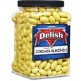 thumbnail image 1 of Gold Jordan Almonds by Its Delish, 3.75 lbs 60 Oz Jumbo Container  Candied Almond Nut with Sweet Hard Candy Coating - Bulk Wedding Favors and Party Buffets, Gold Theme Parties - Vegan & Kosher, 1 of 6
