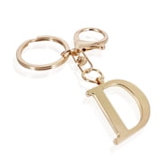 Gold Keychain,Letter K Keychains,for Women Men Purse Charms For Handbags Metal Alphabet Key Ring