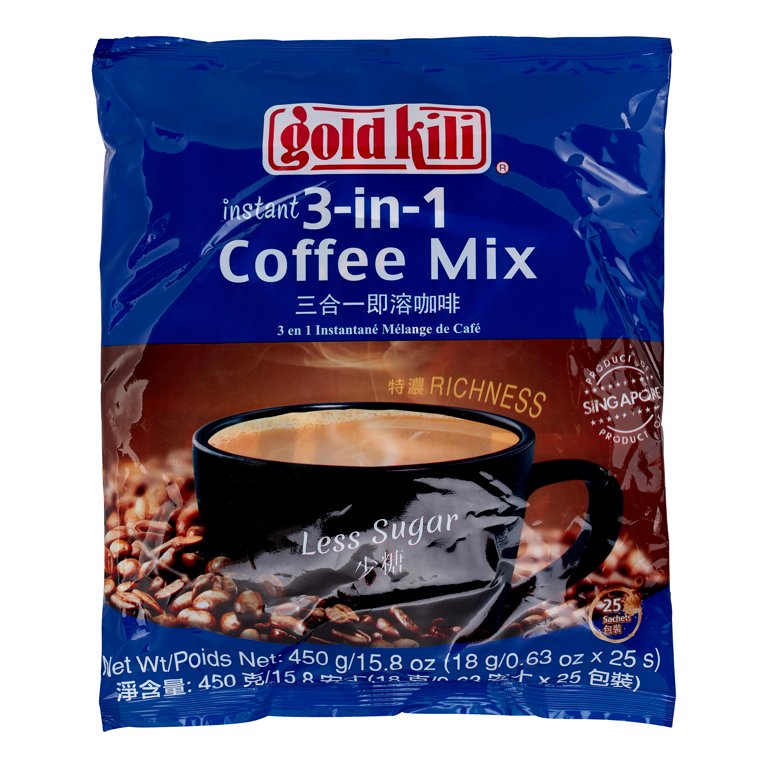 Instant 3-in-1 Coffee Mix (Less Sugar)