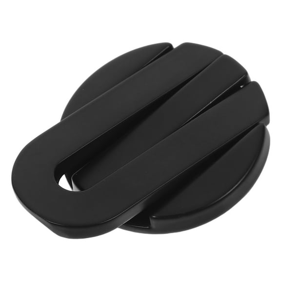 Homoyoyo Black Zinc Alloy Round Cabinet Knobs, Furniture Handles with Easy Installation for Home and Kitchen