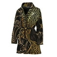 thumbnail image 1 of Gold Koi Carp Fish Women Bathrobe One Size Univeral Fits, Koi Fish Fashion Lightweight Plush Fleece Long Robe For Women, 1 of 3
