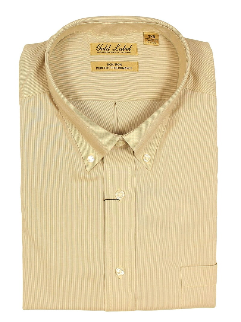 roundtree and yorke gold label fitted dress shirts Polynesian Fashion Boys Gold Metallic Short Sleeve – Pacific Way Gift Shop main image 1