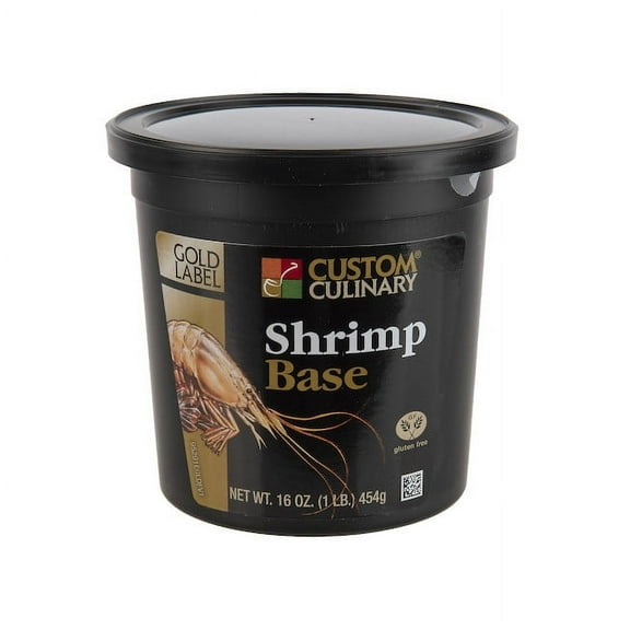 Gold Label Shrimp Base Paste, 1 lbs Tub, 6/Case