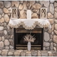 thumbnail image 1 of Gold Lace Mantel Scarf (19" x 90"), 1 of 4