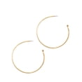 thumbnail image 1 of Gold Large Hooptastic Hoop Post Earrings, 1 of 5