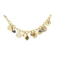 thumbnail image 1 of Gold-Layered Foreign Coins Charm Coin Bracelet Coin Jewelry, 1 of 2