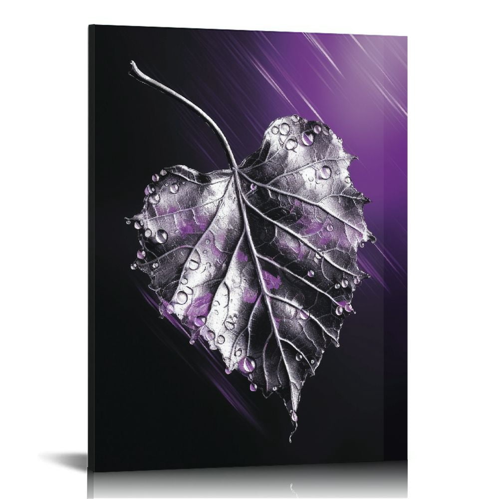 Modern Gold Leaves Wall Art