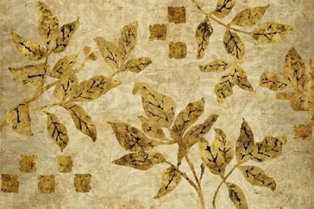 Gold Leaf Branches Landscape Canvas Art - Studio Nova (24 x 36)