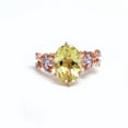 thumbnail image 1 of Gold Leaf Cocktail Ring-Unique Engagement Ring-Handmade Rose Gold Vintage Ring-Lemon Quartz Statement Ring-Lemon Anniversary Ring Her, 1 of 13