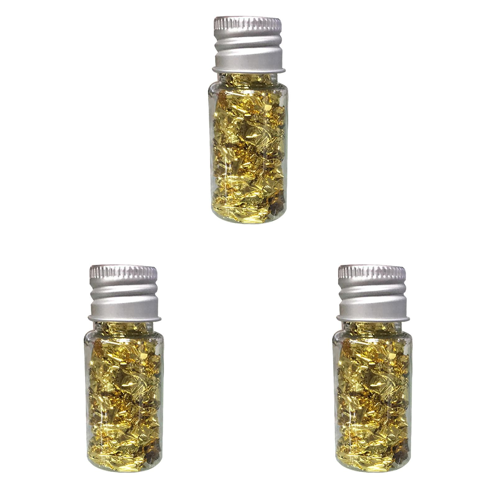 Gold Leaf , Gold F^lakes Food Decorating Paper Kitchen M^ousse Cake