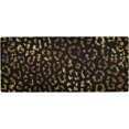 thumbnail image 1 of Gold Leopard Cheetah Print Animal Skin Large Gaming Mouse Pad Big Mousepad Mice Keyboard Mat with Non-Slip Rubber Base for Computer Laptop Home & Office, 31.5 X 11.8 inch, 1 of 6