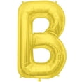 thumbnail image 1 of Gold Letter B 34 Inch Foil Balloon, 1 of 2