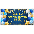 thumbnail image 1 of Gold Lettering Farewell Banner Decorative Stars Balloon Design for Farewell Party Indoor Celebration, 1 of 7