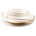 thumbnail image 1 of Gold-Lined Satin Edge Organza Ribbon, 3/8-Inch, 25-Yard - Light Peach, 1 of 3