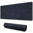 thumbnail image 1 of Gold Lines and DotsLine Theme&nbsp;mousepad Gamingwaterproofwashable&nbsp;for Office Home Work GamingmousepadsRubber Base Mousepad with Stitched Edges 31.5x11.8inches, 1 of 7