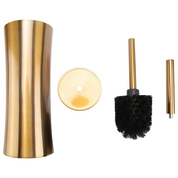Gold Long Handle Toilet Brush Bathroom Cleaning Kit Tool Accessories