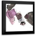 thumbnail image 1 of Gold, Lora 12x12 Black Modern Framed Museum Art Print Titled - Liquid Stone 2, 1 of 5
