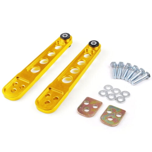 Gold Lower Control Arms Clear Fit for Honda 01-05 Civic DX/LX/EX/SI EM EP3