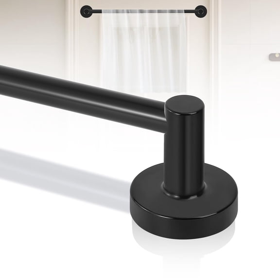 Gold Magnetic Curtain Rod for Door:Magnet Curtain Rods for Classroom Whiteboard,Small Adjustable Magnetic Towel Bar,Tool-Free French Magnet Pole with Leather Protective Cover No Drilling 16-28"