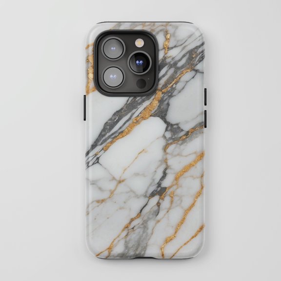 Gold Marble For All iPhone Series Tough Phone Case Classic