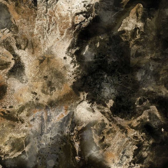 Gold Marbled Abstract III Poster Print by PI Studio (24 x 24)