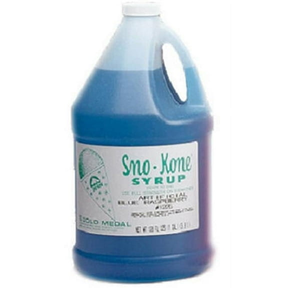 Gold Medal 1225 Sno-Kone GAL Rasb Syrup - Quantity 4