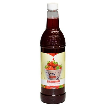 Gold Medal 1427 750 ml. Strawberry Ready To Use Sno-Kone Syrup - Pack Of 12
