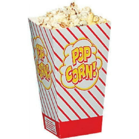 Gold Medal 2066 500-Count of .8 oz Bright Red Orange Popcorn Scoop / Boxes - Quantity of 1