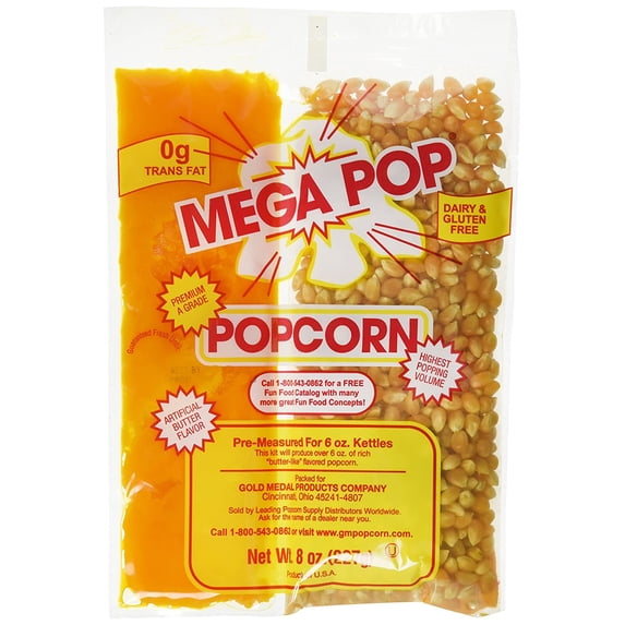 Gold Medal 2836 Popcorn, Artificial Butter Flavor, 8 oz