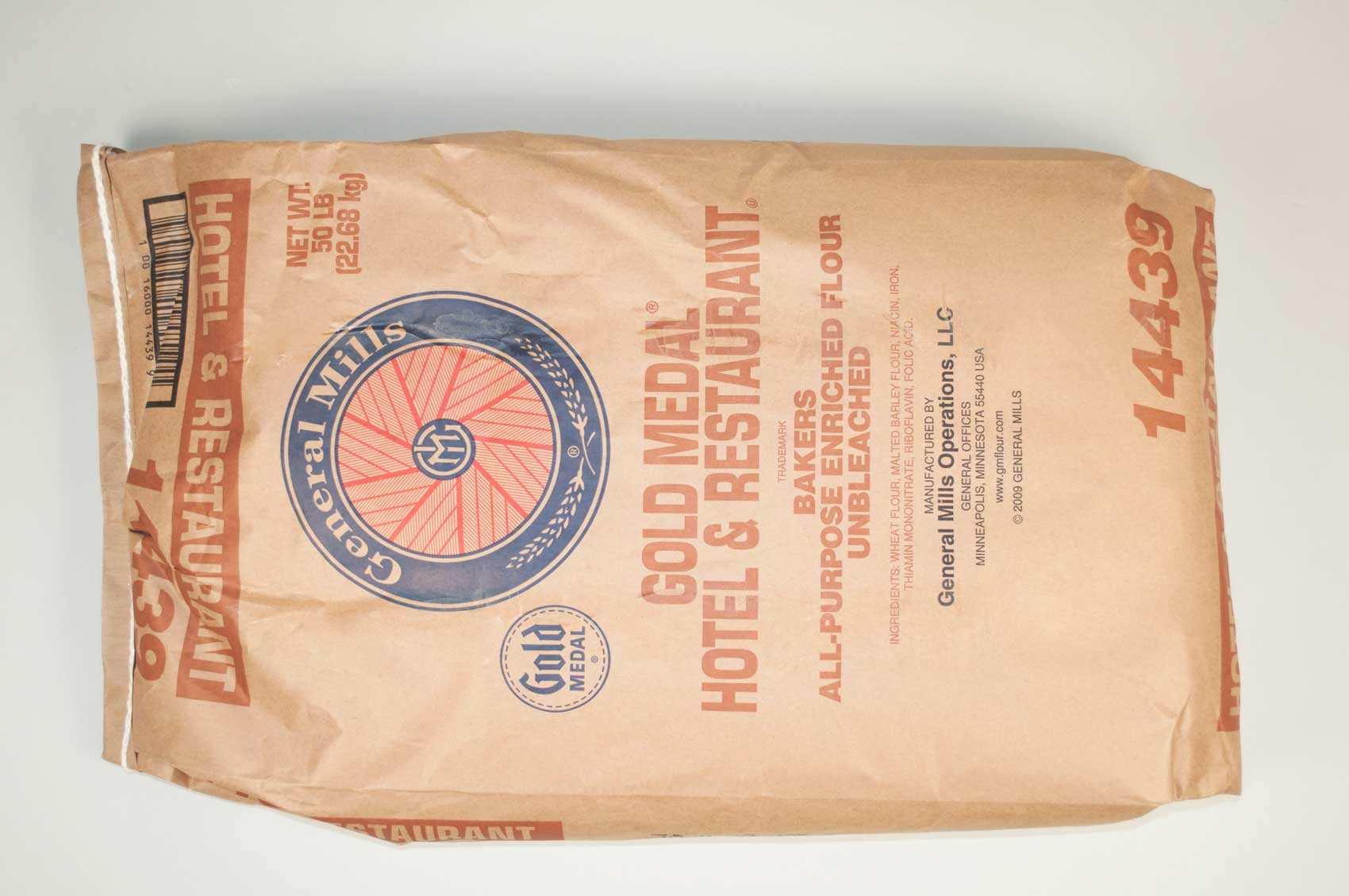 Gold Medal All Purpose Enriched Malted Hotel and Restaurant Flour, 50 Pound -- 1 each.