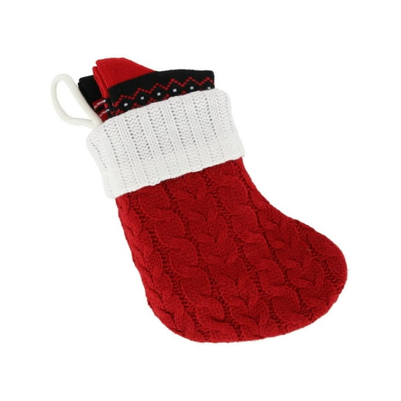 Gold Medal  Christmas Stocking w/ 2 pack Novelty Crew Socks (Women)