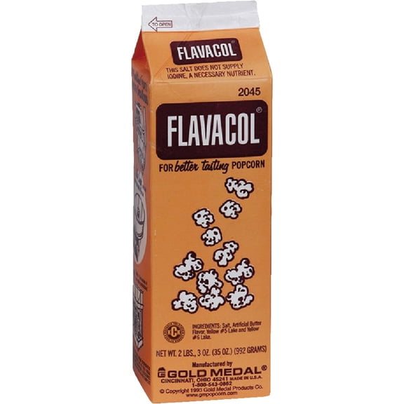 Gold Medal Flavacol Popcorn Salt, 35oz, 12 Count