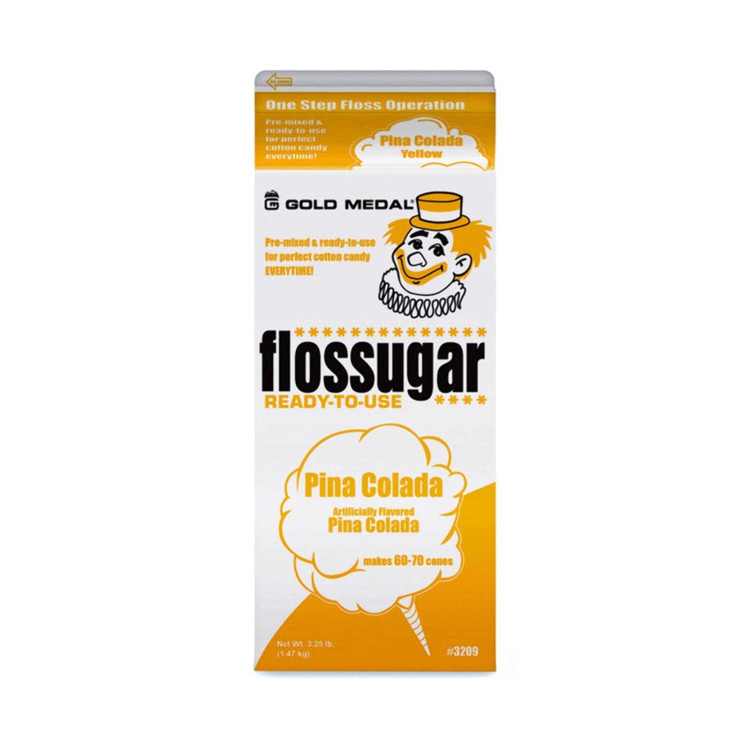 Cotton Candy Floss Sugar Pina Colada cs 6/0.5 gal