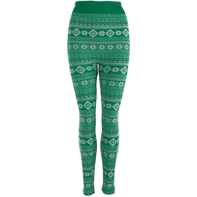 Gold Medal Holiday Fleece Lined Leggings Women s