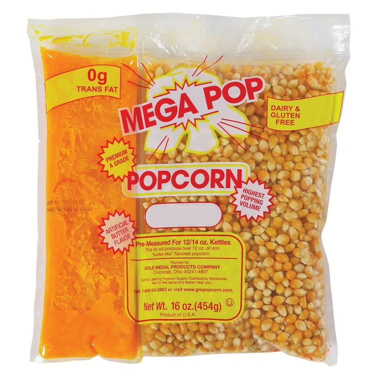 Gold Medal Mega Pop Popcorn Kit (8 oz., 24 Ct.)