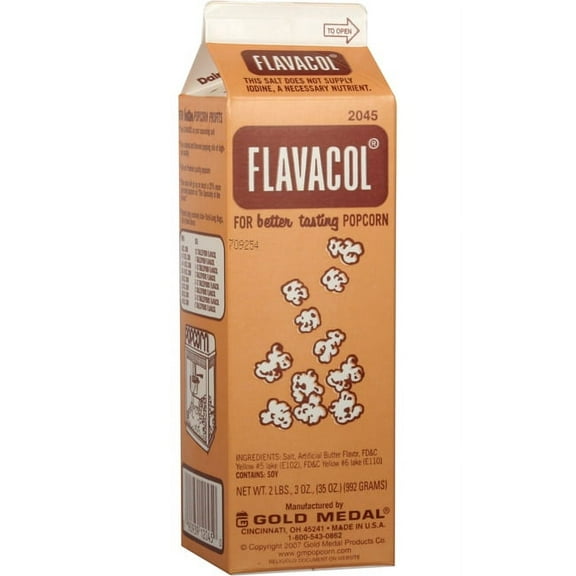 Gold Medal Prod. 2045 Flavacol Seasoning Popcorn Salt - 35 oz.
